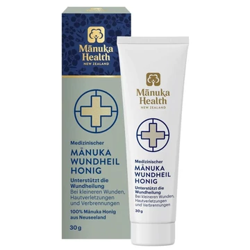 Sebkezelő mézkrém, Antibakteriális MGO250+ Manuka mézzel, 30g