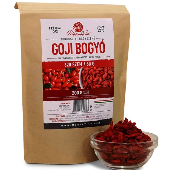 Goji Bogyó, prémium nagyszemű maradjegyensulyban