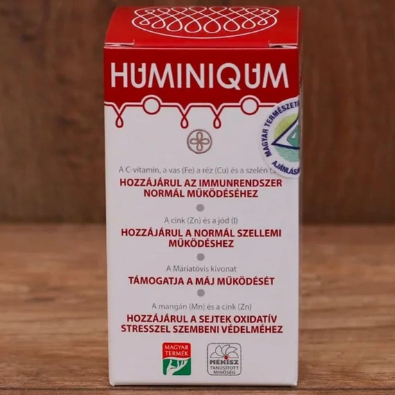 huminiqum emesztes maradjegyensulyban