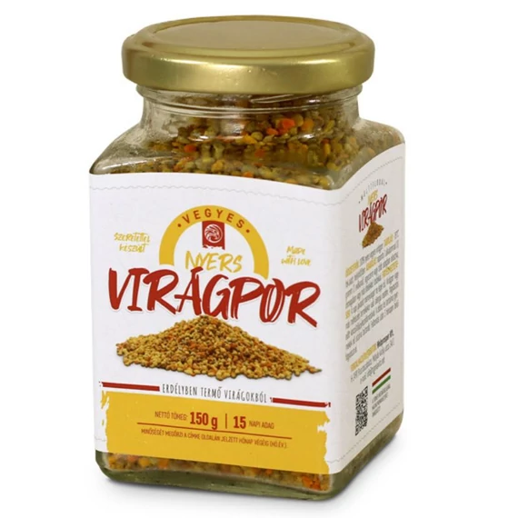 nyers viragpor vegyes 150g maradjegyensulyban