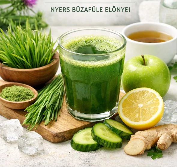 Méregtelenítés – mit adhat a szervezetnek a nyers búzafűlé?