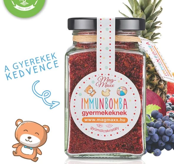 ImmunBomba óvodás kortól: Gyümölcskristály gyermekednek!