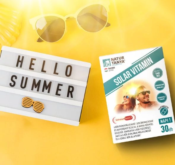 Természetes barnulás belülről? Így segíthet a Solar Vitamin a bőröd egészségében