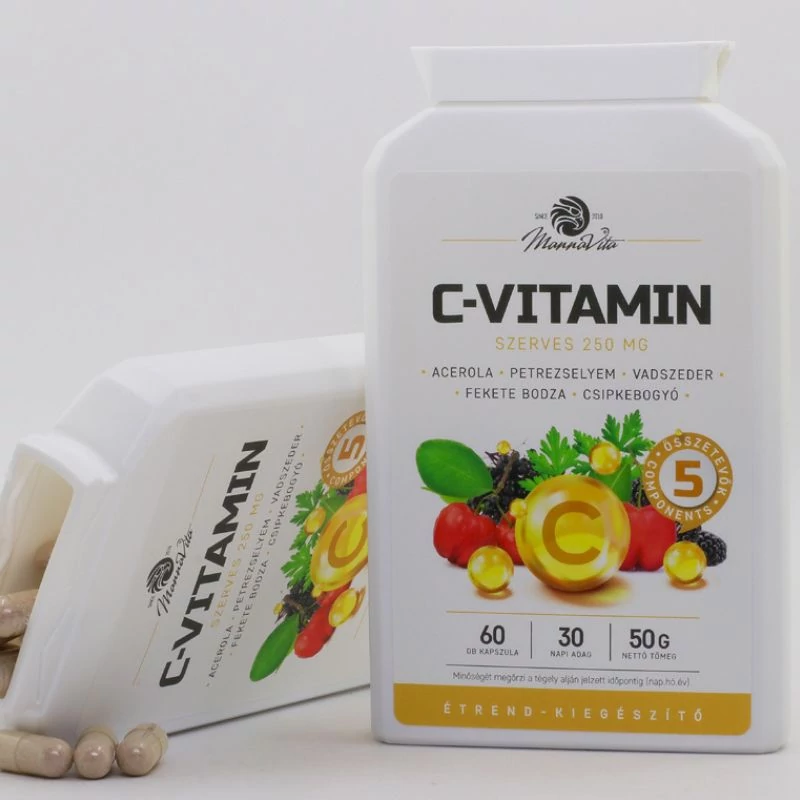 acerola c vitamin kapszula 250mg maradjegyensulyban