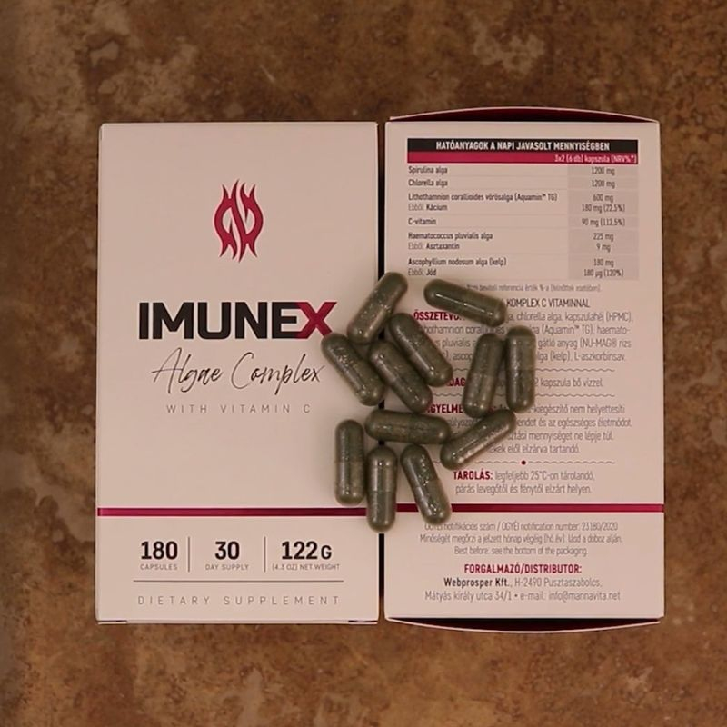 Kép 7/7 - Imunex Alga komplex, 180 db