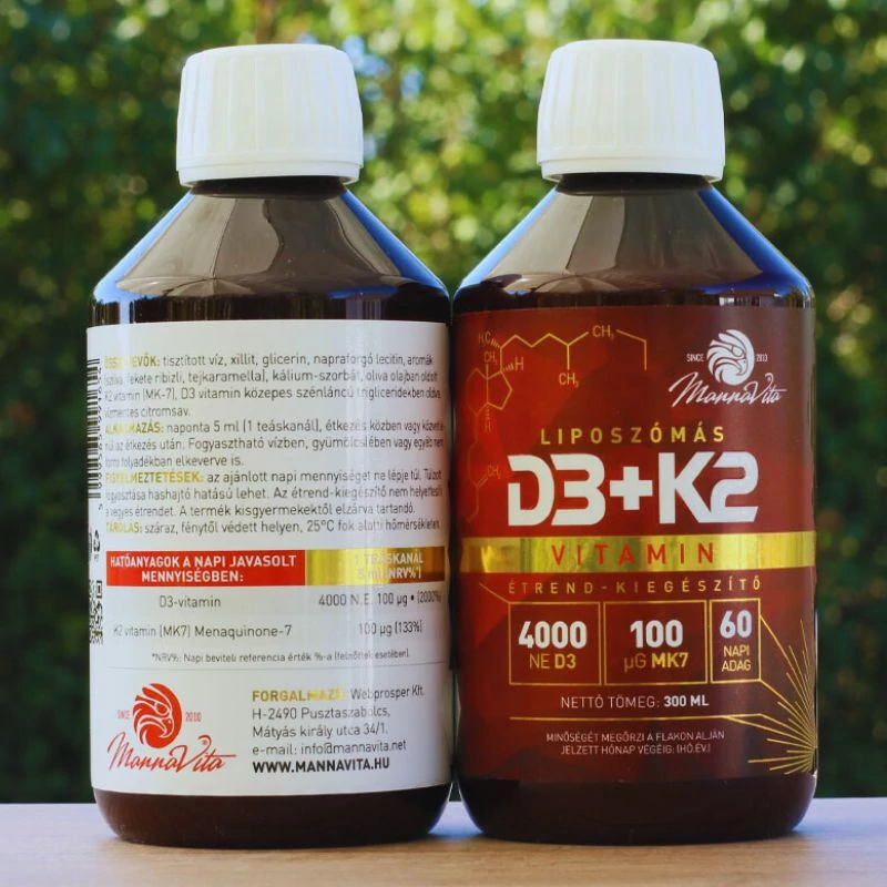 d3 k2 liposzomas folyekony 300ml maradjegyensulyban
