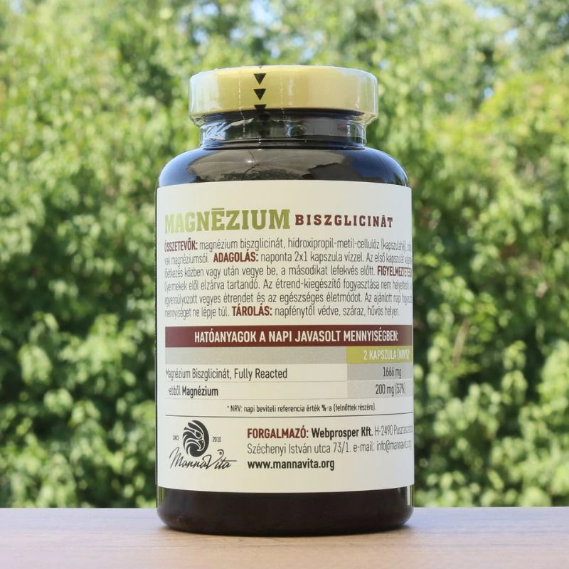 mannavita magnezium biszglicinat osszetevok maradjegyensulyban
