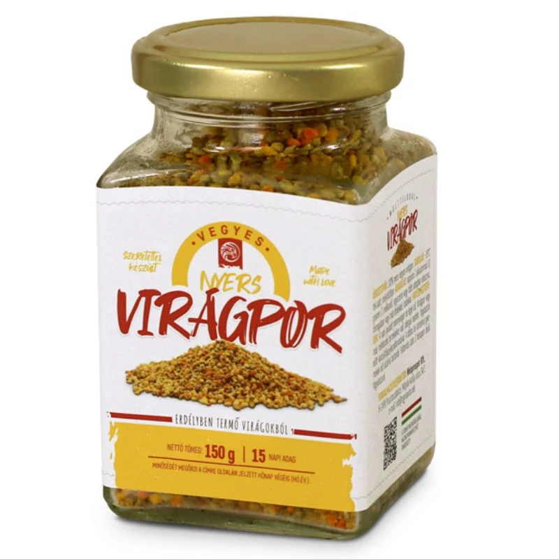 nyers viragpor vegyes 150g maradjegyensulyban