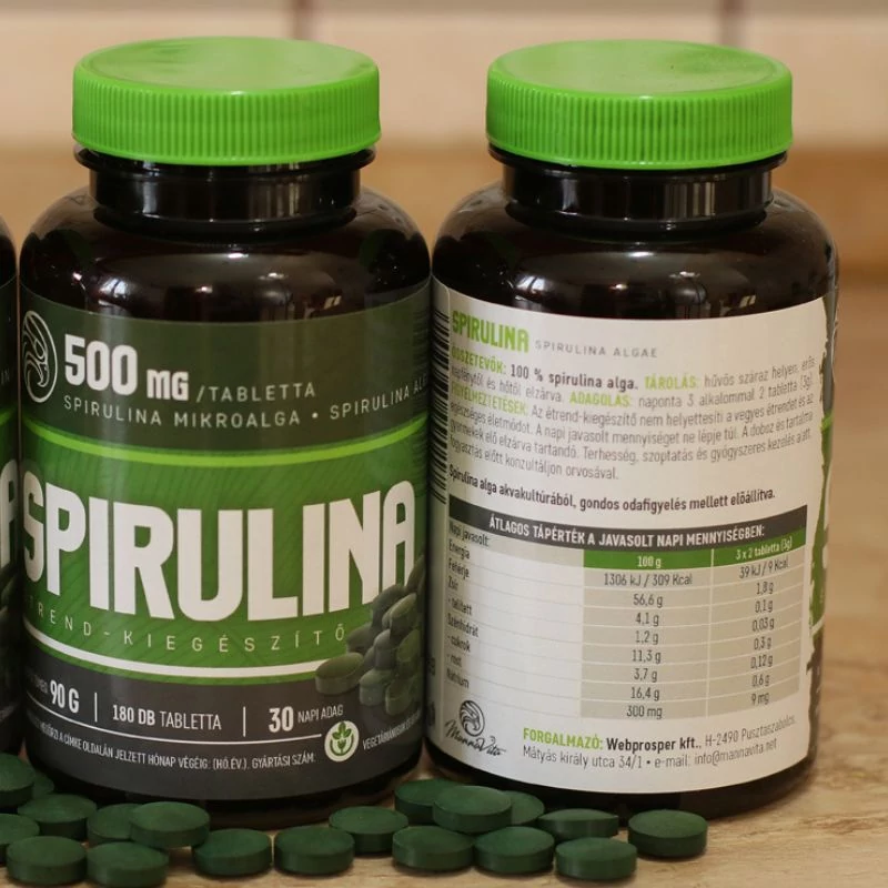 spirulina 180db tabletta maradjegyensulyban