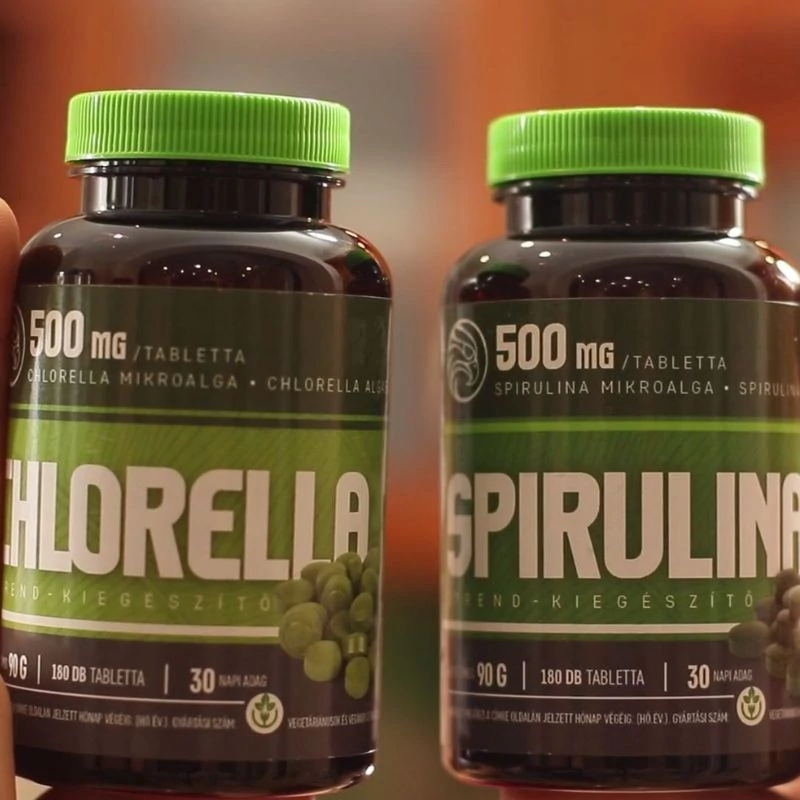 spirulina chlorella 500mg maradjegyensulyban